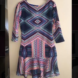 Aztec Flare Dress